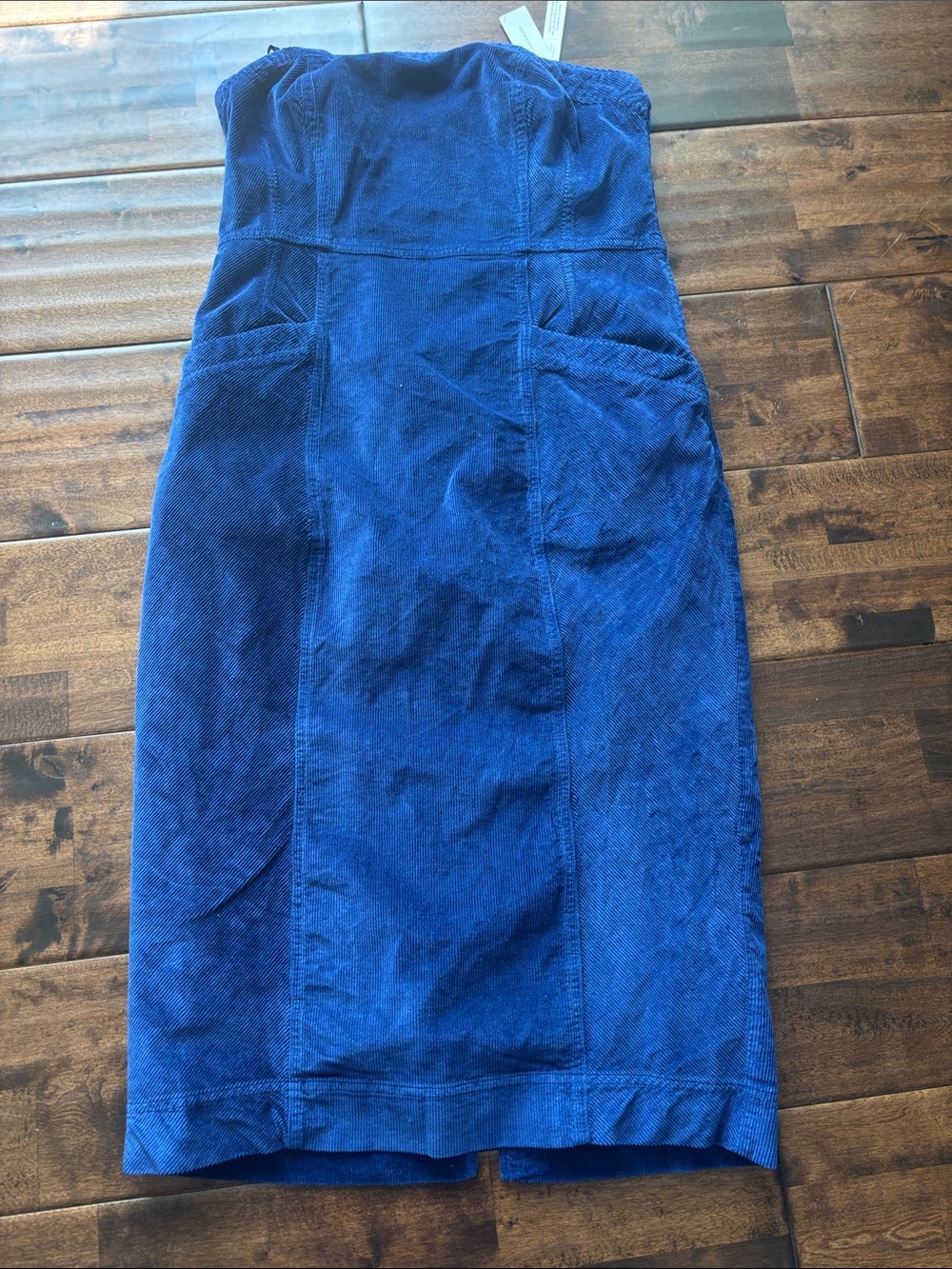 Pilcro Strapless Navy Midi Dress - Picture 10 of 14